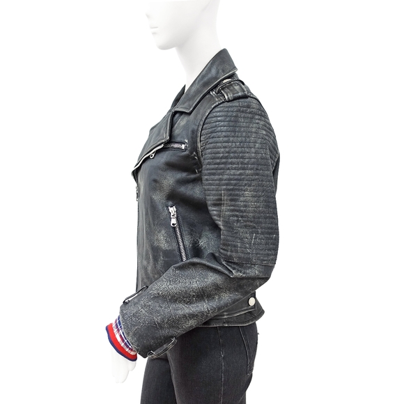 Marc Jacobs Leather Bike Jacket - Picture 2 of 4